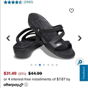 Crocs Patricia Sandals.  Size 9